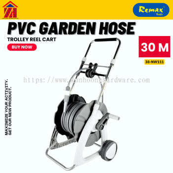 REMAX PVC GARDEN HOSE TROLLEY REEL CART 38-NW111 (30M)