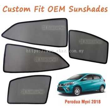 Custom Fit OEM Sunshades/ Sun shades For Perodua Myvi 2018