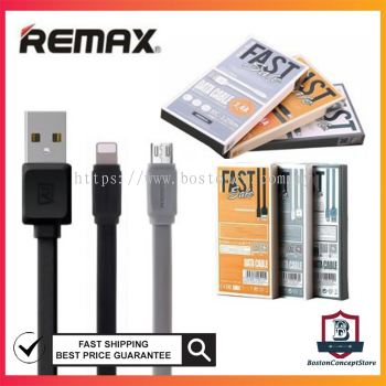 BOSTON 100% ORIGINAL Remax RC129 Fast Pro Data USB Cable For Micro iPhone