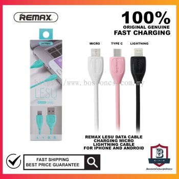 Remax Lesu Data Cable Charging Micro Lightning Cable For iPhone Android