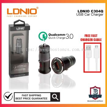 LDNIO C304Q 3A Quick Charge 3.0 Technology Intelligent Smart USB Car Charger