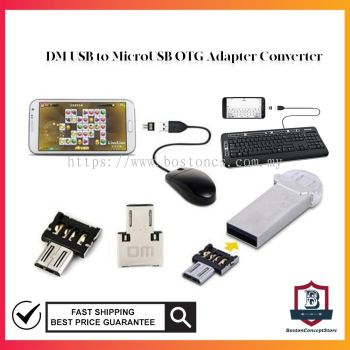 DM USB To Micro USB OTG Adapter Converter