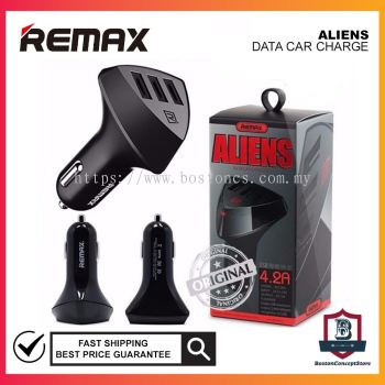 Remax Aliens RCC304 3 USB 4.2A Output With Power LED Car Charger