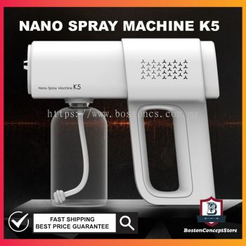 Blue Ray Nano Spray Gun Disinfectant Gun Wireless Atomizer Fogging Machine Blue Light 