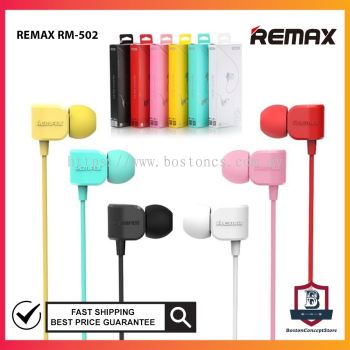 ORIGINAL SUPER BASS HIGH QUALITY SOUND REMAX EARPHONE RM-502 EAR PHONE