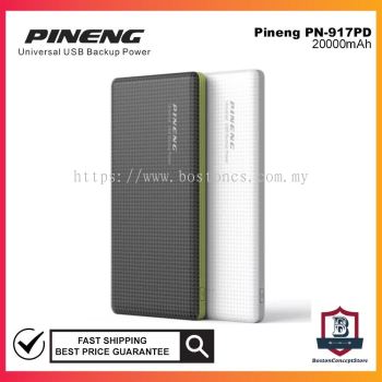 Pineng PN-917PD + QC Fast Charge Power Bank 3 Input & 3 Output Lithium Polymer Power Bank (20000mAh) PN-917