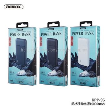 Remax RPP-96 (10000mah) Series Dual USB Ports Fast Charge PowerBank