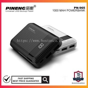 Pineng PN-965 10000 MAh Mini Power Bank FAST CHARGE High Speed SLIM Super Small Mini Size Powerbank PN965