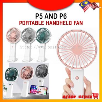Handheld Fan P5 / P6 Mini Fan Portable Small Air Conditioner 2 In 1 Handheld Mobile Phone Holder Cooling Fan
