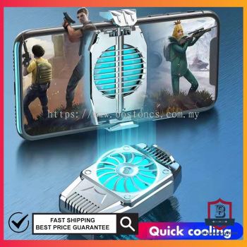 H15 Universal Portable Mobile Phone Game Cooler Cooling Fan Radiator for iPhone Fast Cooling Light Effect Mute Phone