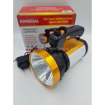 KINGOAL 303 Rechargeable LED Portable Camping Bright Light Spotlights Handheld Outdoor Searchlight Torch Light