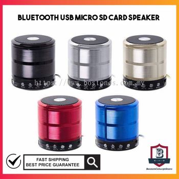 Bluetooth USB Micro SD Card Speaker (Pendrive & MMC) Portable Bluetooth Speaker WS-887 A3 Speaker Wireless