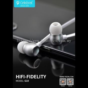 Celebrat G10 Earphones Stereo Headset HiFI In-ear Sport Earbuds Wireless Headphones for One Fusion Plus