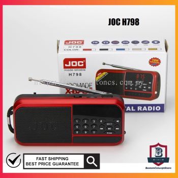 BOSTON 2020 JOC H798 / H988BT Bluetooth Radio Design Rechargeable USB Speaker MP3 FM Radio With Memory Quran 30 Juzuk