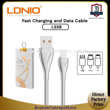 Ldnio LS28 Fast Charging and Data Transfer Vase Design Cable (2.4A/1m)