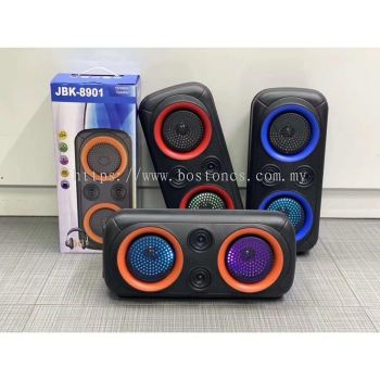JBK-8901 Portable Karaoke Bluetooth LED Party Speaker Wireless Speaker With Big Volume Speaker Karaoke Murah