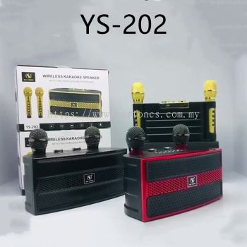 SU-YOSD YS-202 YS-203 YS-204 Karaoke Set, Dual wireless microphone Bluetooth speaker Wireless Karaoke Speaker SDRD