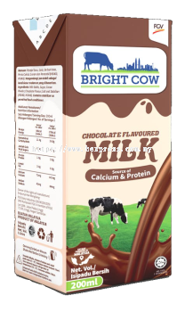 Bright Cow UHT Chocolate Flavoured Milk 4 x 6 x 200ml