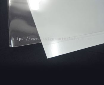 APET PVC Clear / White