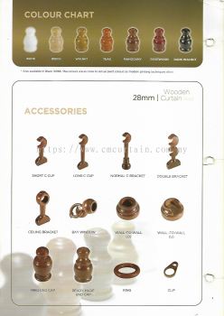 Wooden Curtain Rod Accessories