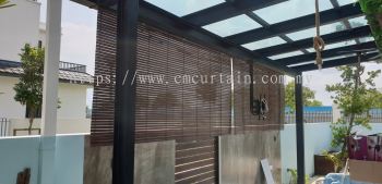 Outdoor Timber & Bamboo Blinds