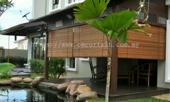 Outdoor Timber & Bamboo Blinds