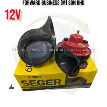 1 Set Seger Twin Tone Snail BM Horn Set 12V/24V