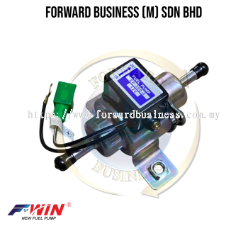 KP-8000 12V Fuel Pump Straight For Perodua Kancil Rusa Hijet Van Boat Kapal Diesel Truck Free Flow Electric Inline Metal (F-WIN) (TAIWAN)