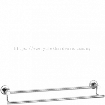 SS304 DOUBLE TOWEL BAR 