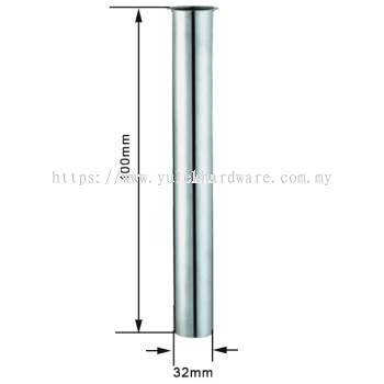 BOTTLE TRAP EXTENSION CHROME PIPE