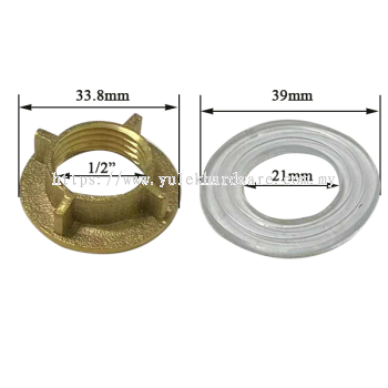 BRASS NUTS C.W SILICONE WASHER