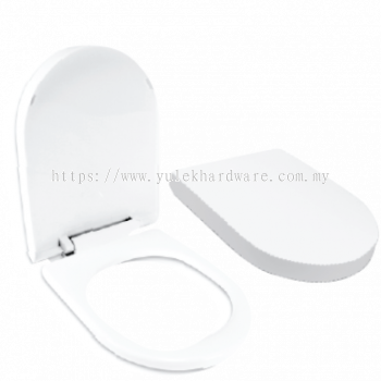 MOCHA D-SHAPE TOILET SEAT COVER