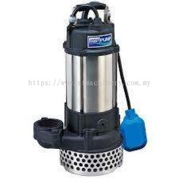 HCP A31F-1 / A31F-3 SUBMERSIBLE PUMP - AUTO, DISCHARGE 3", 1.0HP, 750W, MAX HEAD 12M, FLOW RATE 480L/MIN, 18KG
