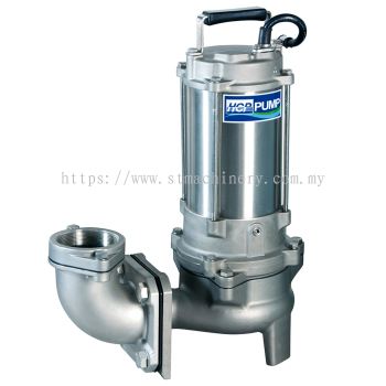 HCP 80SFU22.2 STAINESS STEEL SEWAGE PUMP - DISCHARGE 3", 3HP, 2200W, MAX HEAD 17M, FLOW RATE 740L/MIN, 29KG