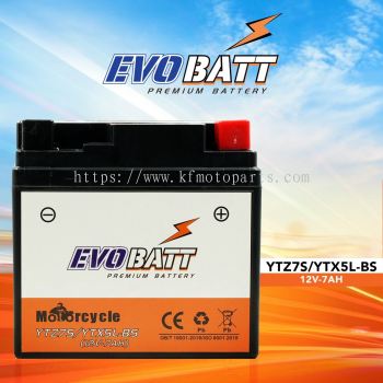 Evobatt YTZ5S Motorcycle Battery