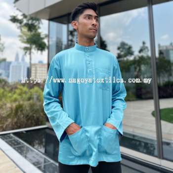 Cekak Musang Berpesak (Baju Sahaja) Baby Blue