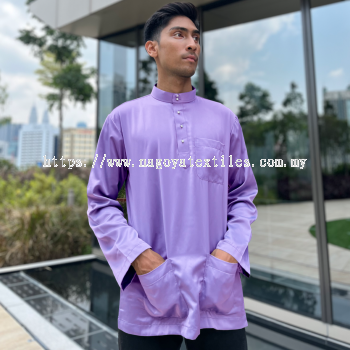 Cekak Musang Berpesak (Baju Sahaja) Lavender