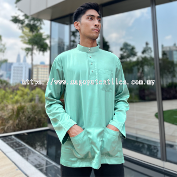 Cekak Musang Berpesak (Baju Sahaja) Turquoise