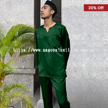 V-Shape Slim Fit (Sepasang) Emerald Green