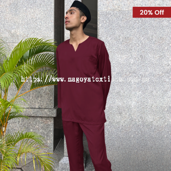 V-Shape Slim Fit (Sepasang) Maroon