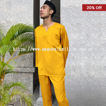 V-Shape Slim Fit (Sepasang) Yellow