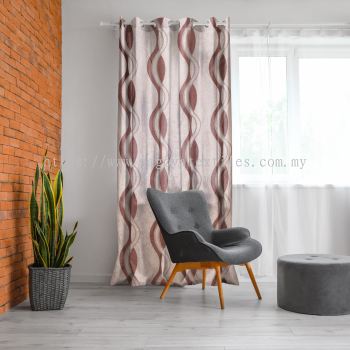 Wavy Blackout Curtain (60%-80%) 108" 