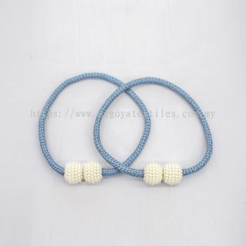 Magnetic Curtain Tieback Pearl Design