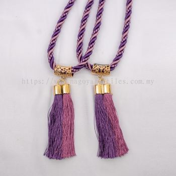 Curtain Silky Braided Rope Tieback Tassels 