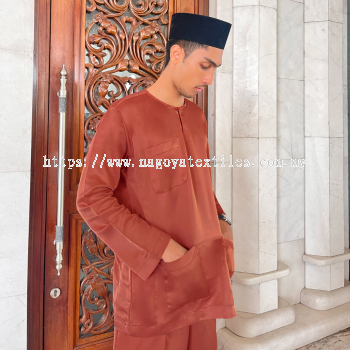 Baju Melayu Teluk Belanga Sepasang  (TBSP) Copper