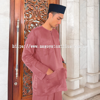 Baju Melayu Teluk Belanga Sepasang  (TBSP) Pink