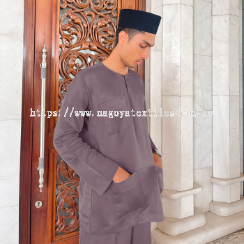 Baju Melayu Teluk Belanga Sepasang  (TBSP) Plum