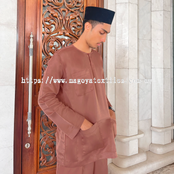 Baju Melayu Teluk Belanga Sepasang  (TBSP) Rose Gold