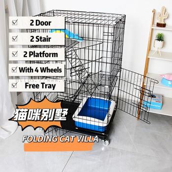 Cat Cage 3 Level Large High Quality Pet Cage 60*42*97 