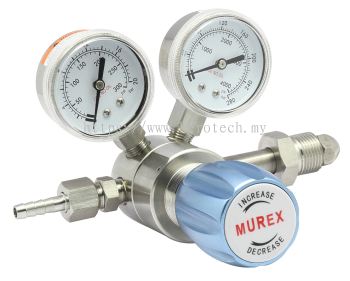 MUREX PURIFY OXYGEN/ TWO-STAGE REGULATOR (STAINLESS STEEL 316L BODY)